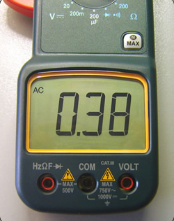2602 AC Clamp Meter Large Easy-to-Read Display