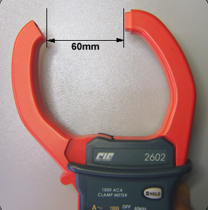 2602 AC Clamp Meter Wide 75 x 57mm Jaw