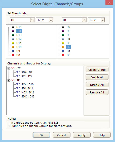Digital Inputs