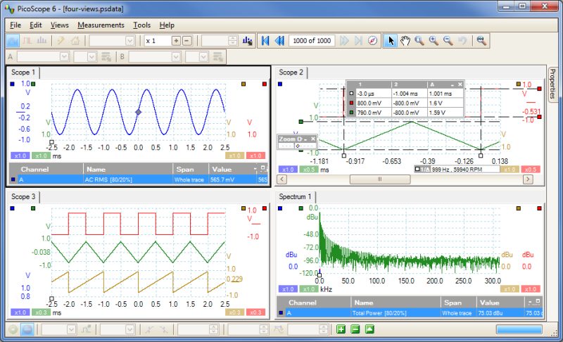 Picoscope Software