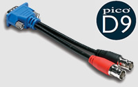 TA299 D9-dual BNC adaptor