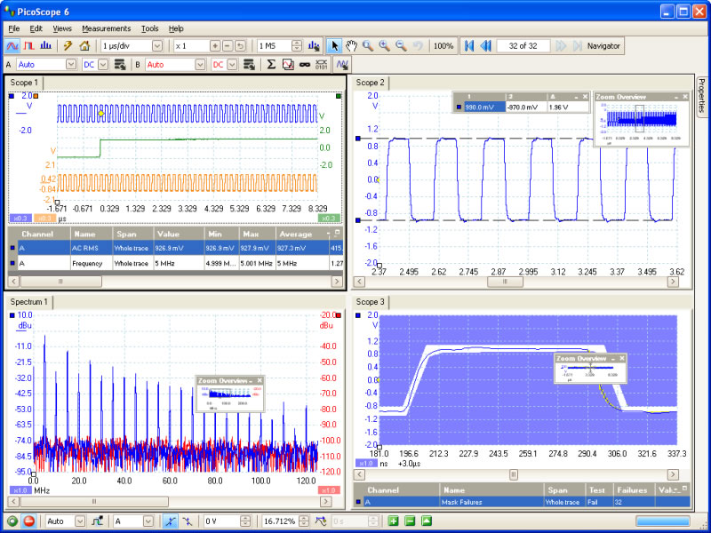 PicoScope Oscilloscope Software
