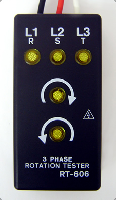 RT606 Phase Rotation Meter
